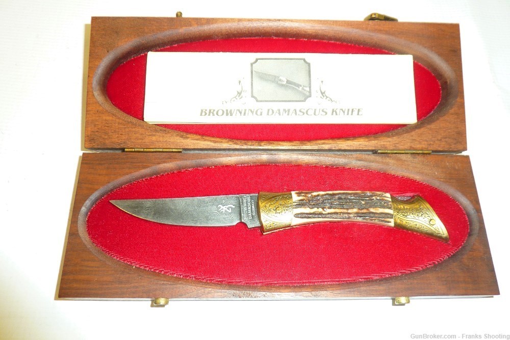 BROWNING LIMITED EDITION DAMASCUS KNIFE-img-0