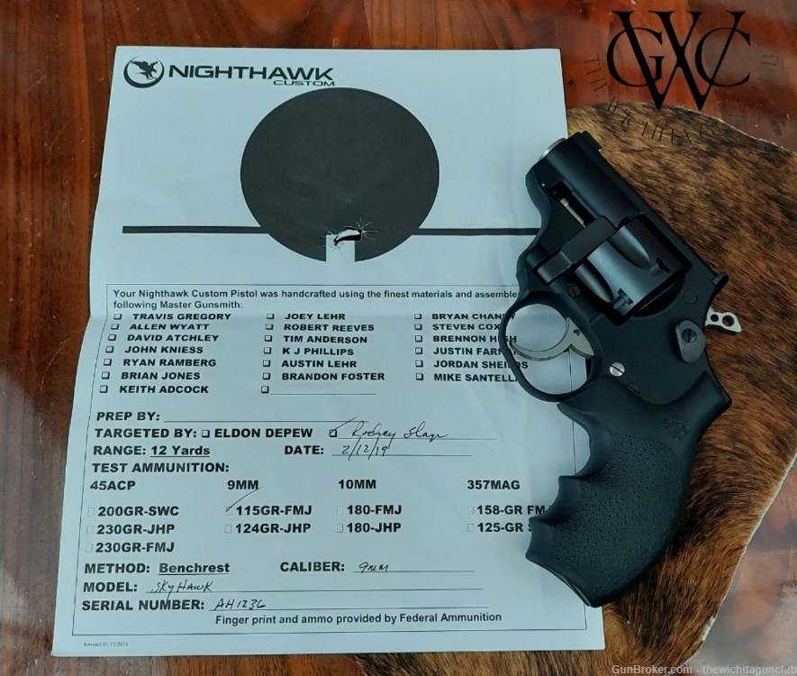 ULTRA RARE Nighthawk Custom/Korth SkyHawk 9mm; UNFIRED & Like New-img-6