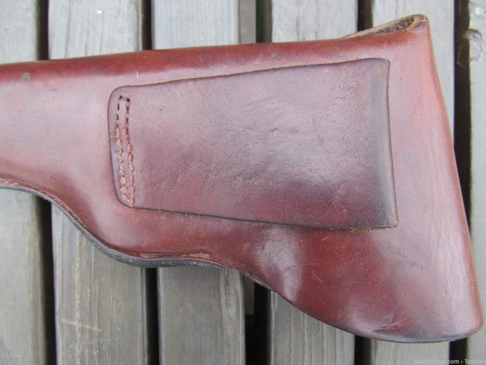 Vintage Western Eubanks Leather Boise Idaho Flap Holster Colt Woodsman-img-3