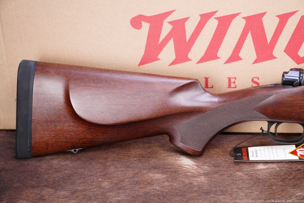 Winchester Model 70 LH Safari Express Classic .375 H&H MAG 24” Rifle & Box -img-3