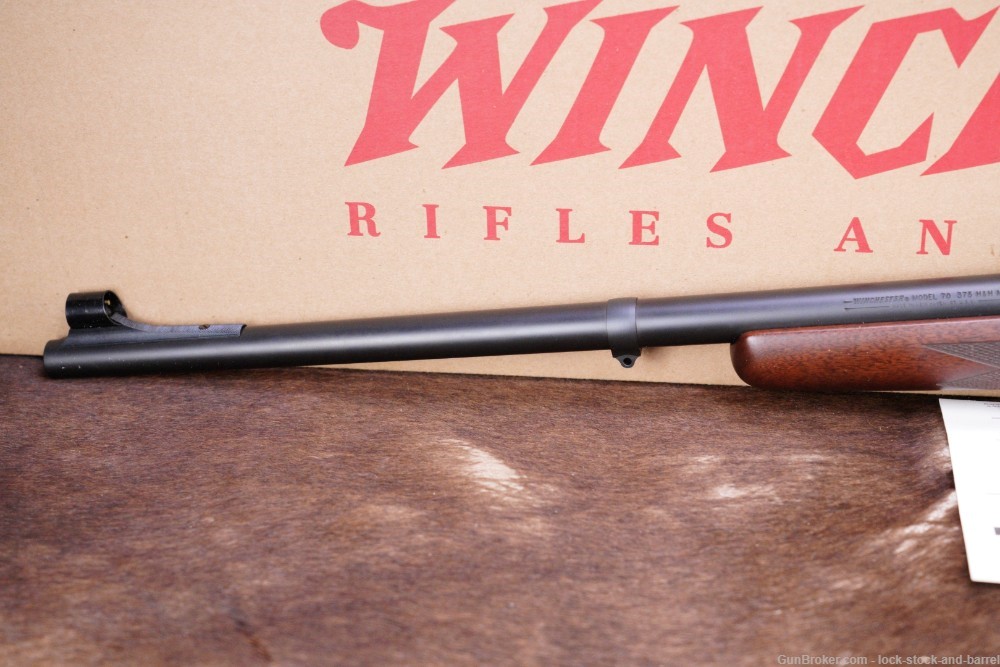 Winchester Model 70 LH Safari Express Classic .375 H&H MAG 24” Rifle & Box -img-10