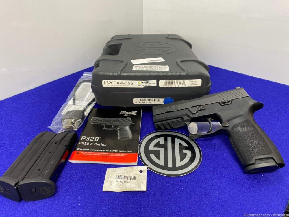 2019 Sig Sauer P320 9x19mm Black Nitron 3.9" *ADOPTED BY THE US MILITARY*-img-0