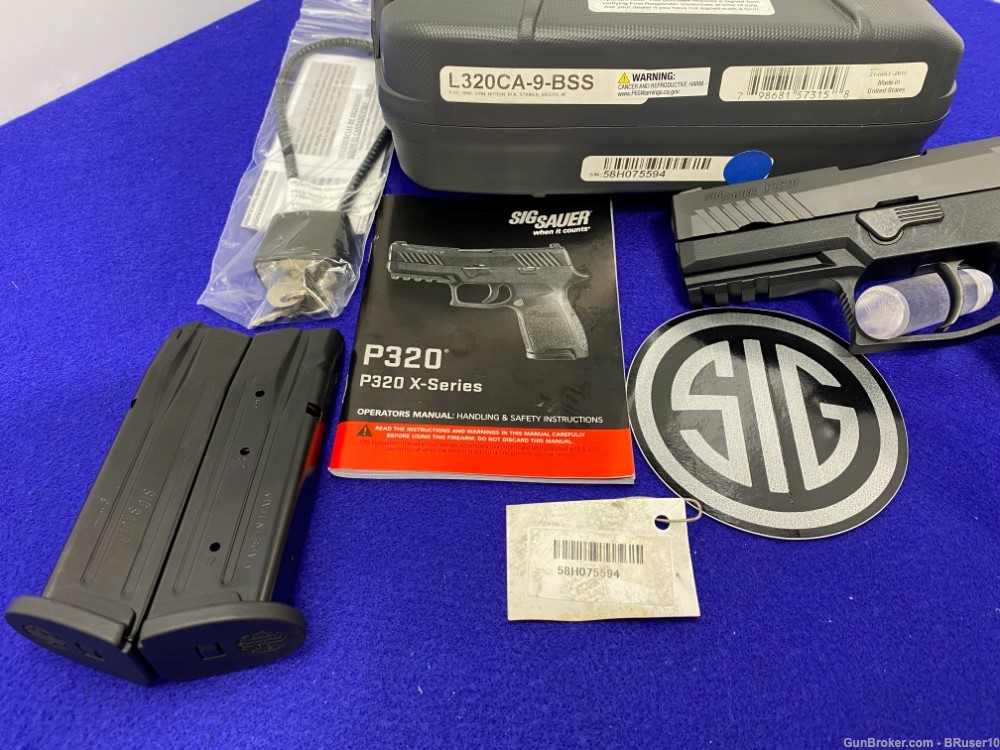 2019 Sig Sauer P320 9x19mm Black Nitron 3.9" *ADOPTED BY THE US MILITARY*-img-6