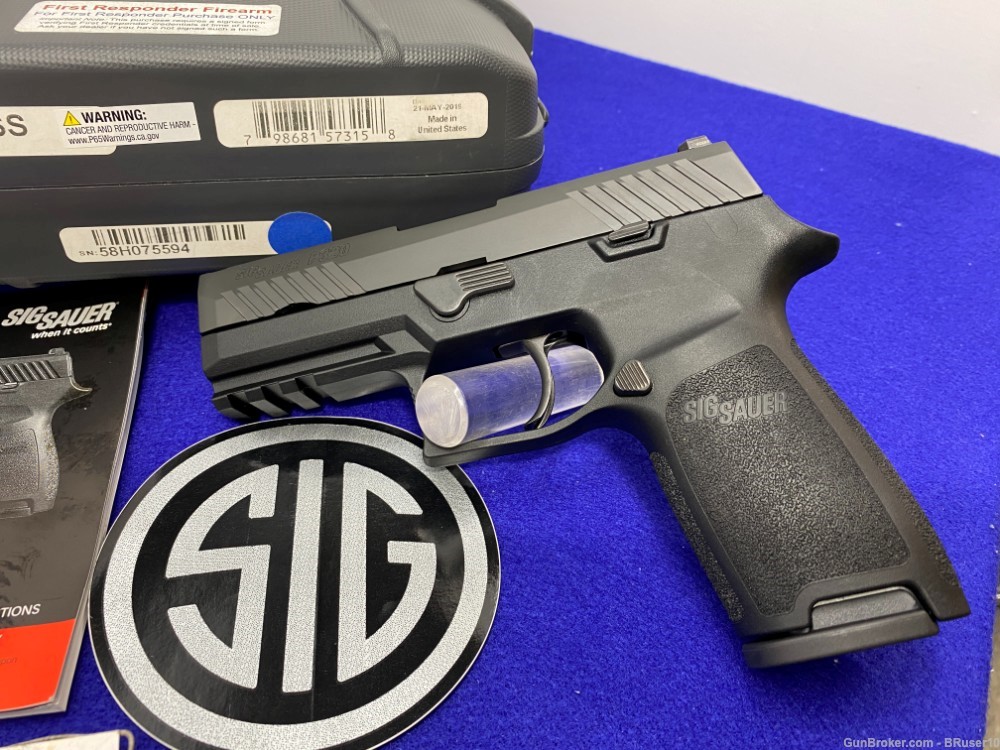 2019 Sig Sauer P320 9x19mm Black Nitron 3.9" *ADOPTED BY THE US MILITARY*-img-7