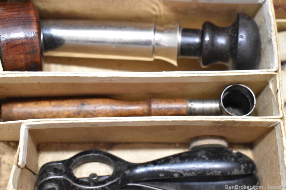 Bridgeport Gun Implement Co No 961 Shotshell Reloading Kit Box W Tools READ-img-10