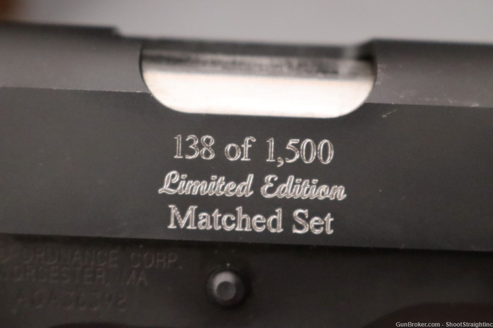 Auto Ordnance Ltd Ed Matched Set 1911A1 & M27A1 100th Anniv 138 / 1,500-img-100