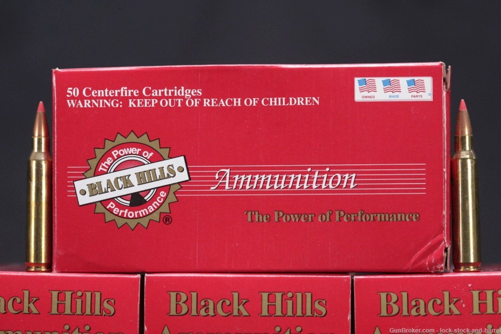 500x .223 Rem. Match Ammunition Black Hills 60 Grain V-Max Bullets-img-3