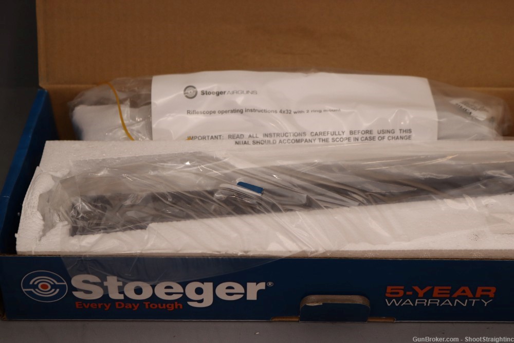 Stoeger S400-E .177 Air Rifle w/ Scope & Suppressor Combo - NEW --img-16