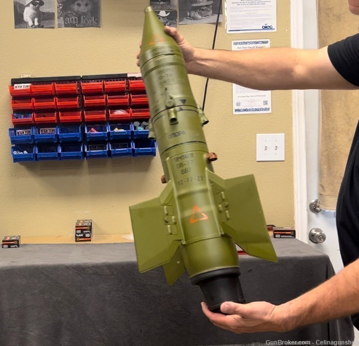 Surplus Inert Russian Sagger Missile & original crate *FREE SHIPPING*-img-3