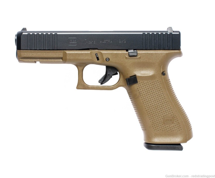 Glock 17 Gen 5 4.49" Barrel 9mm FDE Semi Auto Pistol PA175S203FDE-img-0