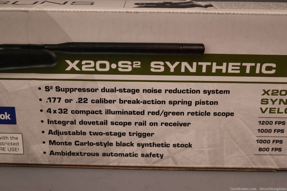 Stoeger X20-S2 .22 Air Rifle w/ Suppressor - NEW --img-11