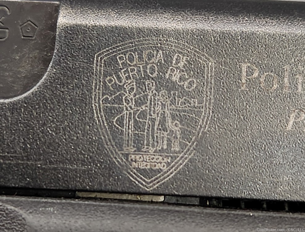 Glock 23 Gen 3 RTF2 pistol w/ fish gills .40 S&W Puerto Rico Police marked-img-23