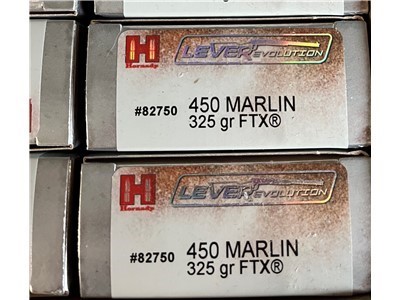  Hornady 450 Marlin 2 box/40 Rounds Total