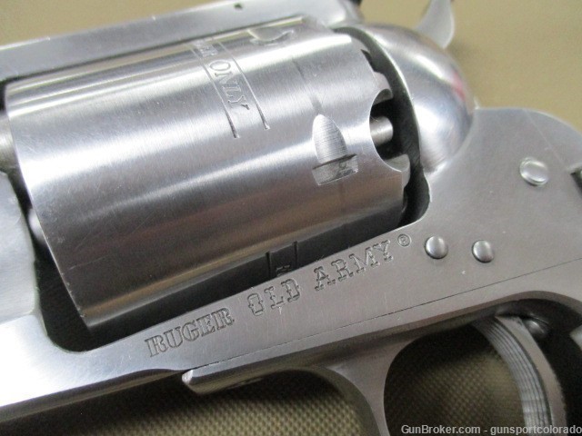 Ruger Old Army 45 Cal BP  7.5" Barrel Cylinder Markings are inverted-img-9