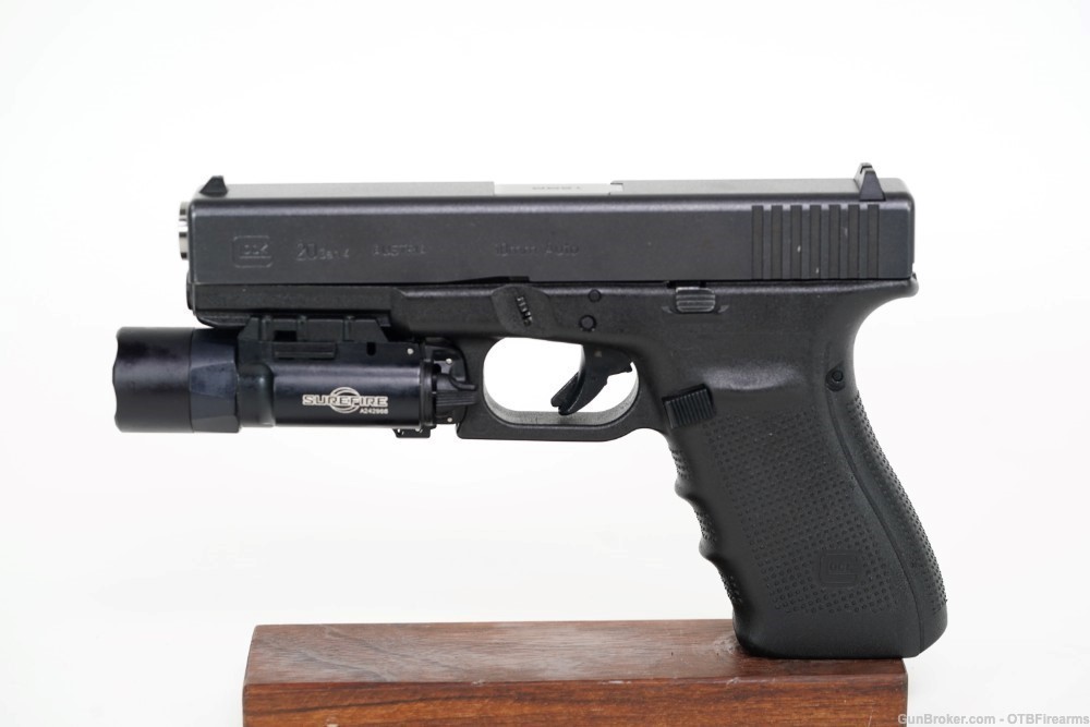 Glock 20 Gen 4 10mm with KKM Precision Barrel and Surefire X300 2 mags-img-2