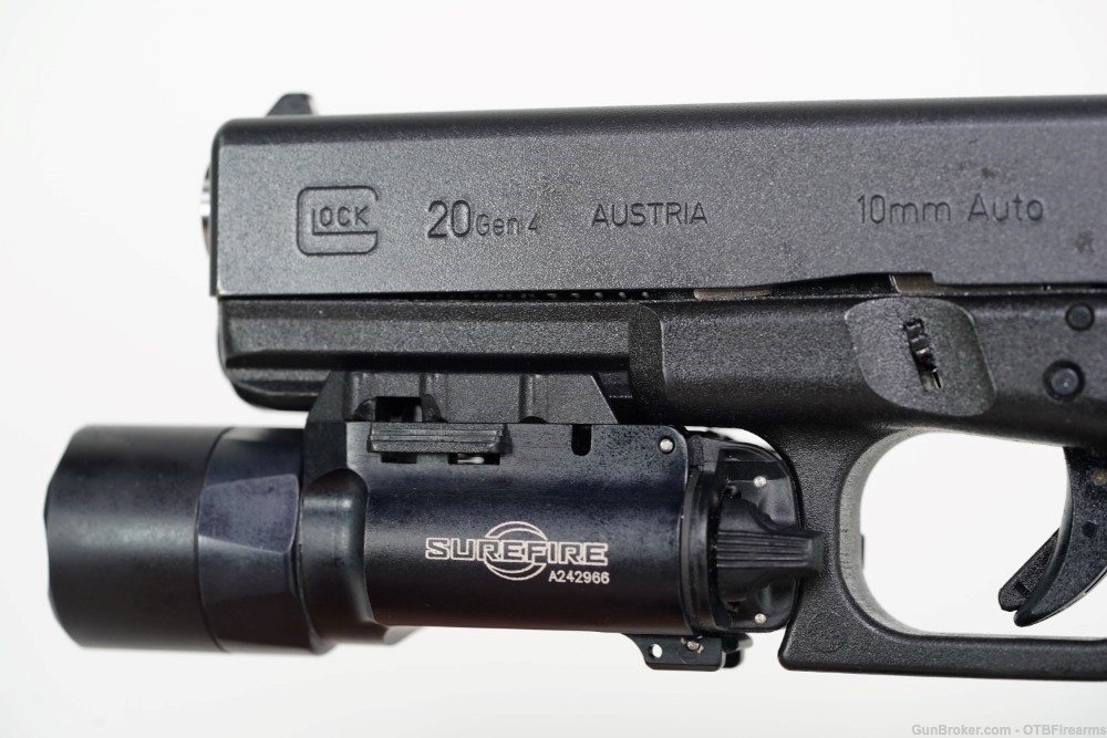 Glock 20 Gen 4 10mm with KKM Precision Barrel and Surefire X300 2 mags-img-12