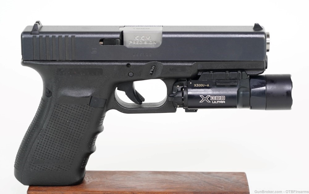 Glock 20 Gen 4 10mm with KKM Precision Barrel and Surefire X300 2 mags-img-9