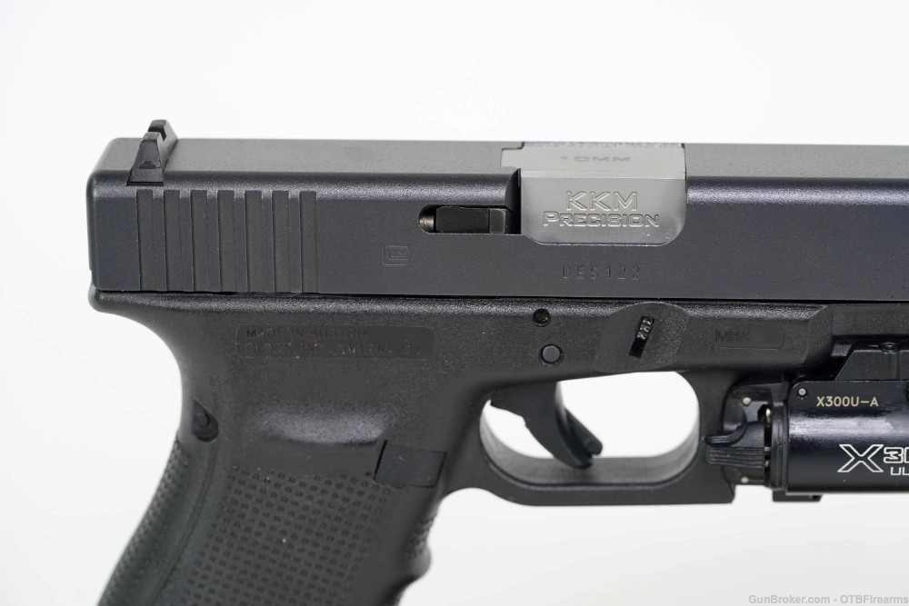 Glock 20 Gen 4 10mm with KKM Precision Barrel and Surefire X300 2 mags-img-13