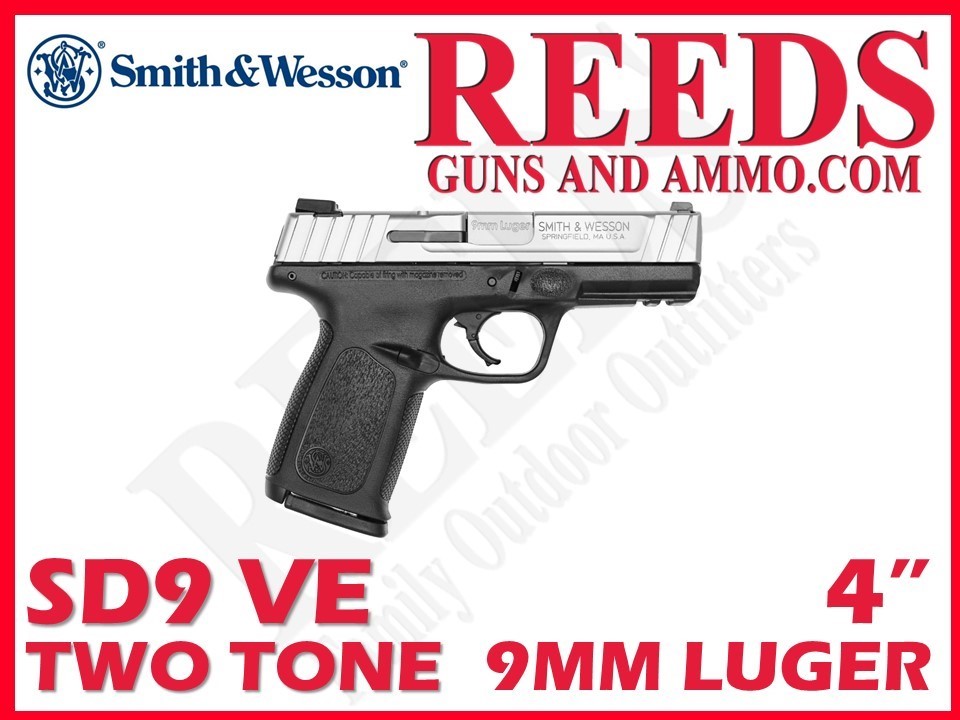Smith & Wesson SD9 VE Two Tone 9mm 4in 2-16Rd Mags 223900-img-0