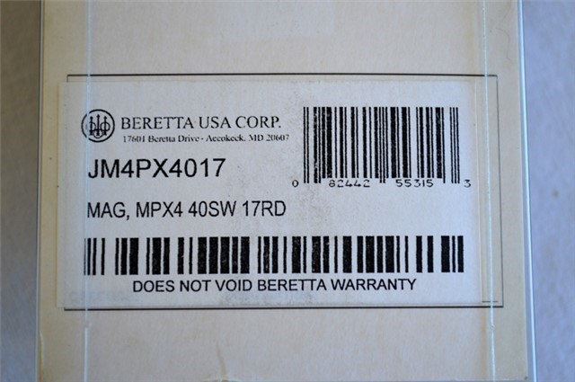Beretta MPX4 Storm 40S&W 17rd Magazine-img-4