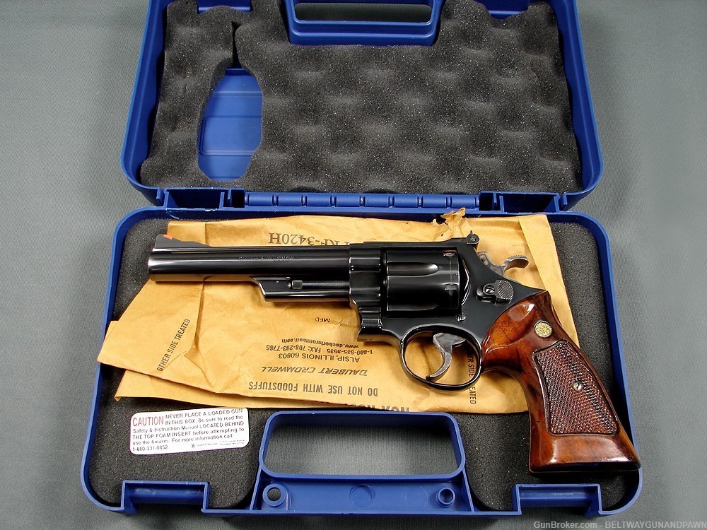 S&W Smith & Wesson 57-1 41Mag 6" w/S&W Hardcase Mfg 1985-img-7
