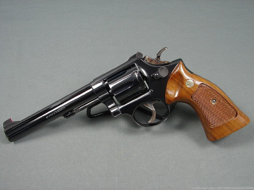 S&W Smith & Wesson 14-3 K38 Target Masterpiece 38Spl 6" w/S&W Box Mfg 1975-img-1