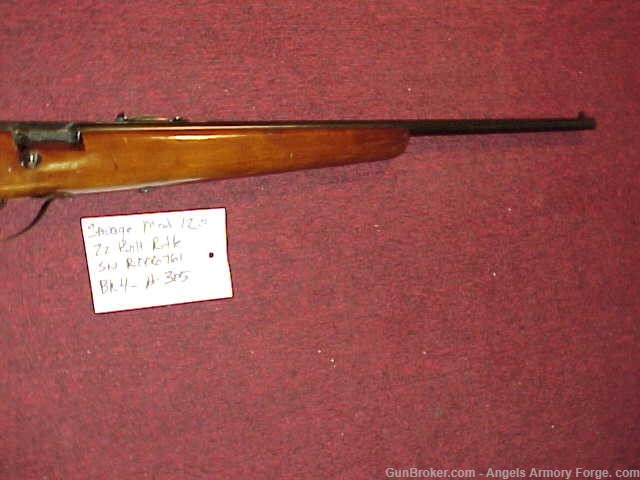 BK# 305 - Savage Model 120 - 22 LR Bolt Action Rifle-img-1