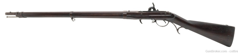 U.S. Model 1819 Hall Breech loading rifle converted to percussion .52 calib-img-3