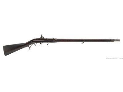 U.S. Model 1819 Hall Breech loading rifle converted to percussion .52 calib
