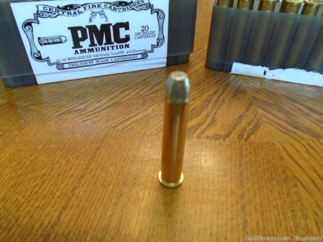 PMC 45-90 Winchester 300 Gr Lead FN. New sealed 20 Rd Box -img-6