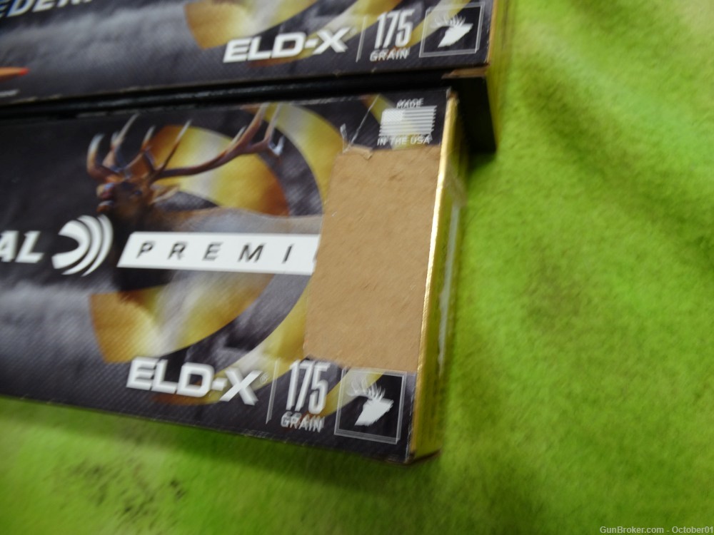 2 boxes Federal Premium 7mm PRC. 175gr. ELD-X #P7PRCELDX1 40 Rounds New -img-3