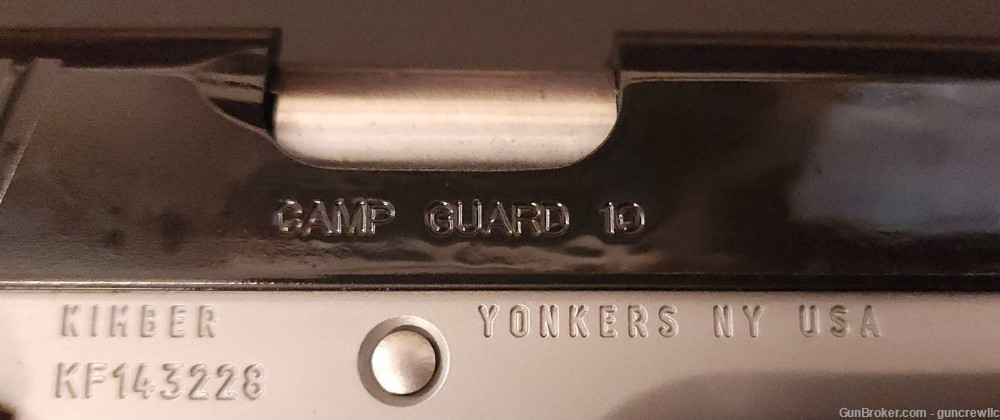 Kimber Camp Guard 10 Bobtail 1911 10mm 5" TT Two Tone NS 3000233 Layaway-img-2