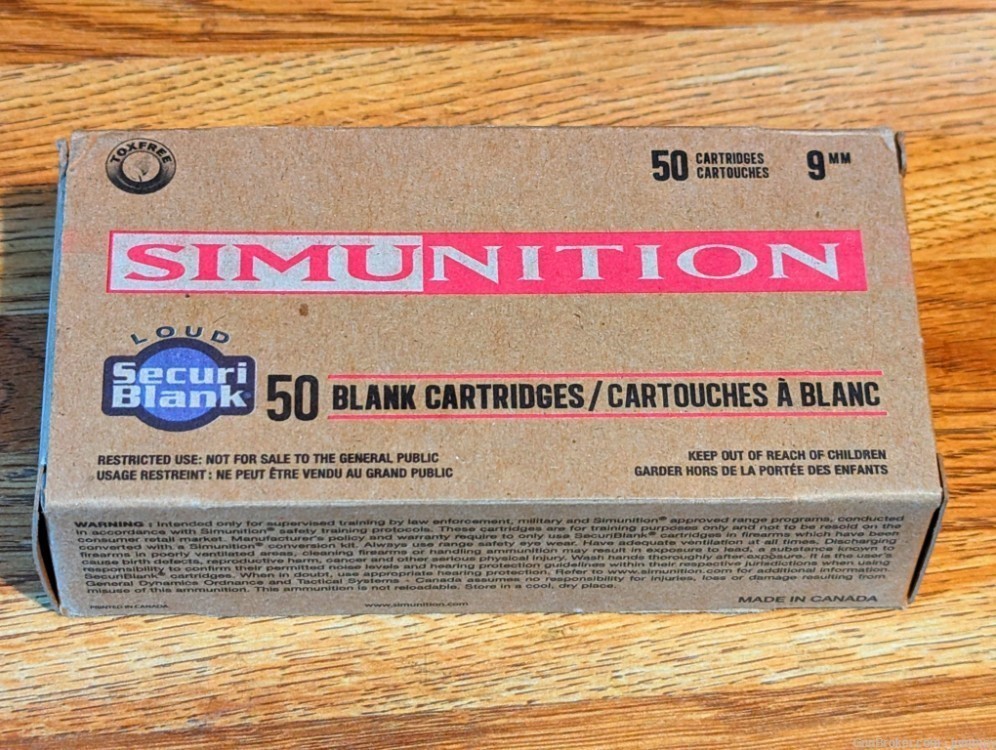 HK USP 9mm 40cal slide Simunition Conversion Kit w/one box of blanks-img-7