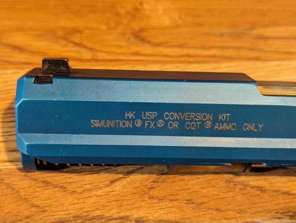 HK USP 9mm 40cal slide Simunition Conversion Kit w/one box of blanks-img-4