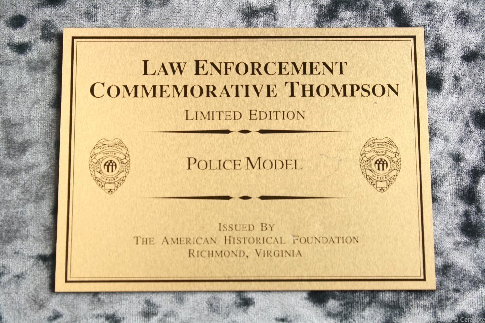 Auto Ordnance 1927 Thompson Police Commemorative .45 Auto 20rd Magazine-img-1