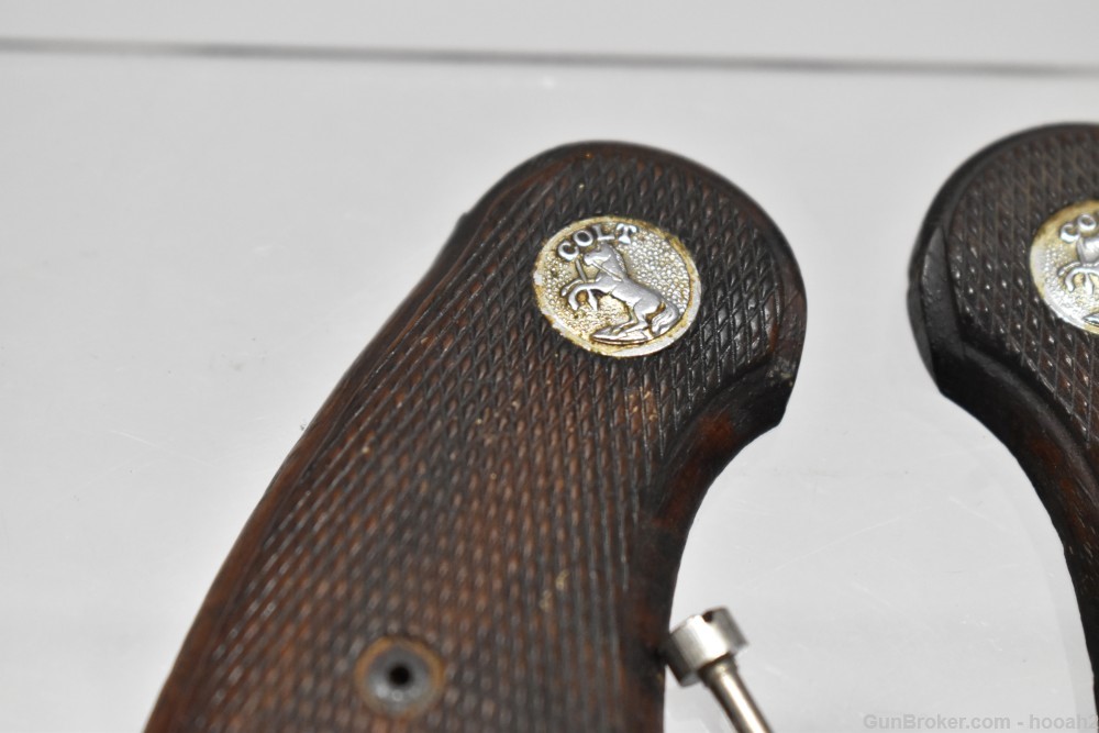 Colt Sile Checkered Revolver Grips W/Screw D Frame? Please READ-img-2