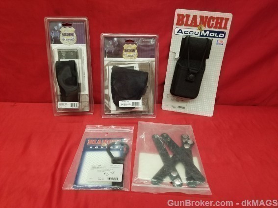 Bianchi Blackhawk Duty Gear OC Handcuff Cuff Radio Flashlight Nylon Pouch-img-0