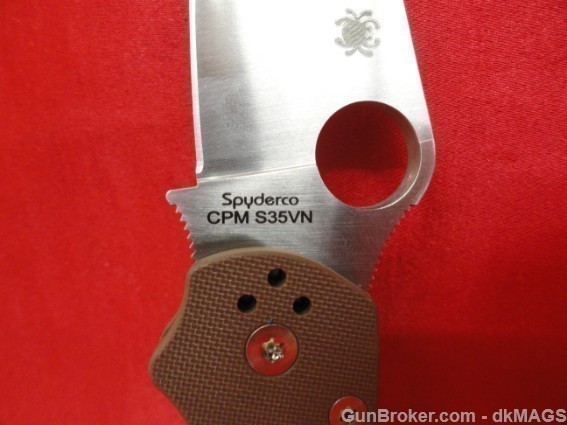 Discontinued Spyderco Paramilitary2 Folding Knife C81GPBN2 G10 Folder Blade-img-4