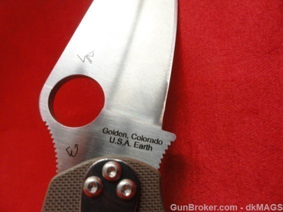 Discontinued Spyderco Paramilitary2 Folding Knife C81GPBN2 G10 Folder Blade-img-5