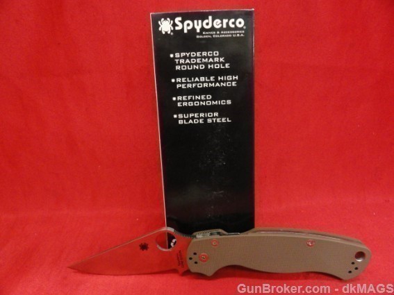 Discontinued Spyderco Paramilitary2 Folding Knife C81GPBN2 G10 Folder Blade-img-24