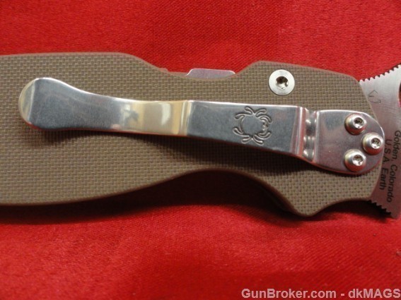 Discontinued Spyderco Paramilitary2 Folding Knife C81GPBN2 G10 Folder Blade-img-18