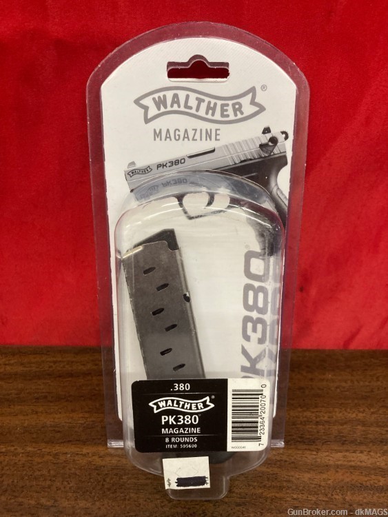 2 Walther PK380 8rd .380 Factory Magazines-img-1