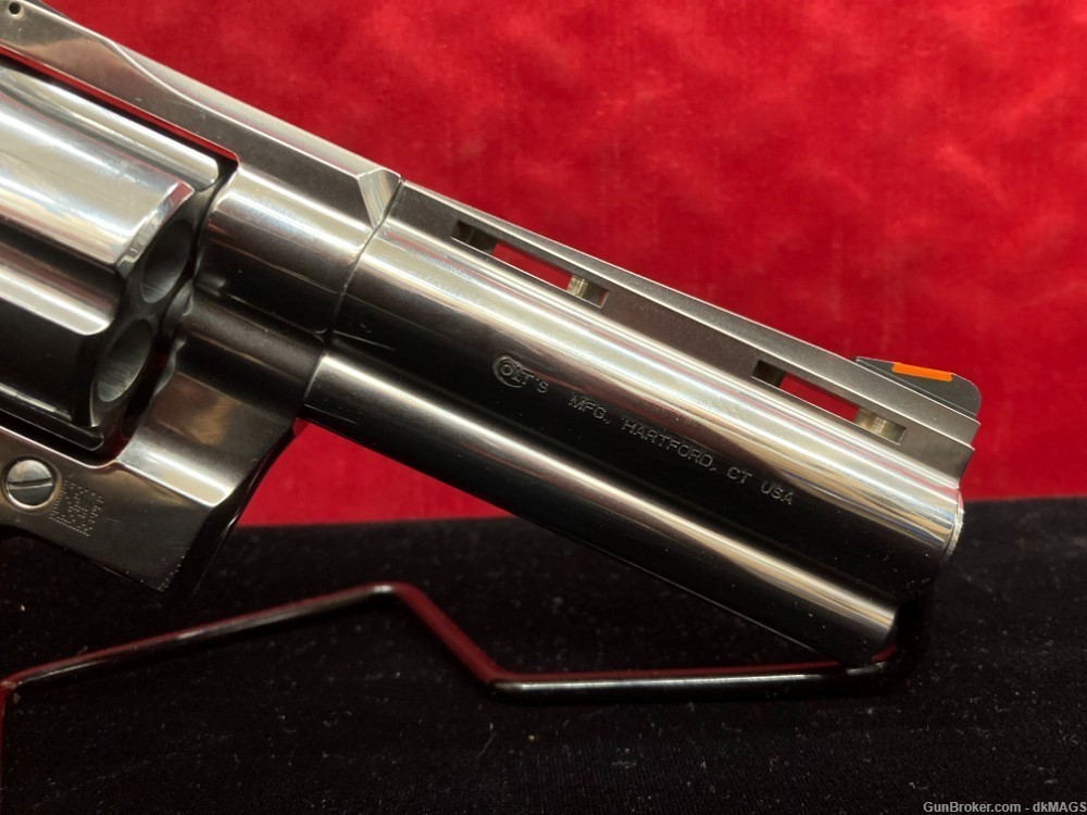 Blem Colt Anaconda 4.25" 6 Shot .44 Magnum Stainless Steel Revolver-img-10