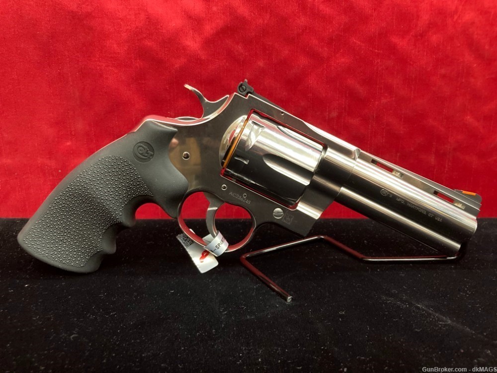 Blem Colt Anaconda 4.25" 6 Shot .44 Magnum Stainless Steel Revolver-img-7
