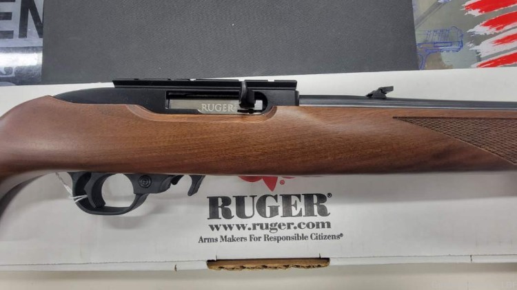 Ruger 10/22 .22LR 18"BBL Walnut Stock (Minor Handling Marks)-img-5