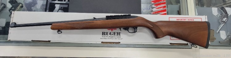 Ruger 10/22 .22LR 18"BBL Walnut Stock (Minor Handling Marks)-img-1