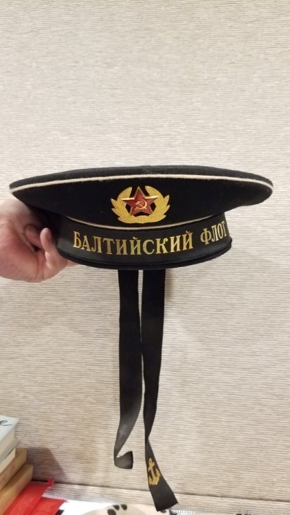 SOVIET Navy enlisted men's cap.-img-0