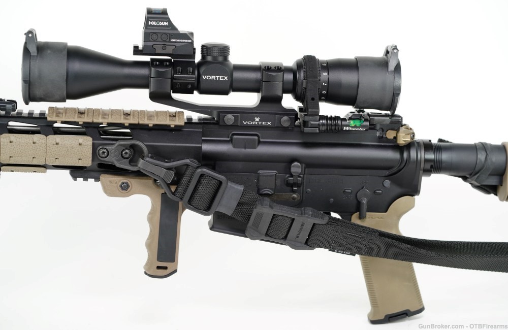 Ruger AR-556 5.56mm NATO w/ Vortex Scope, Holosun Red Dot, and More-img-5