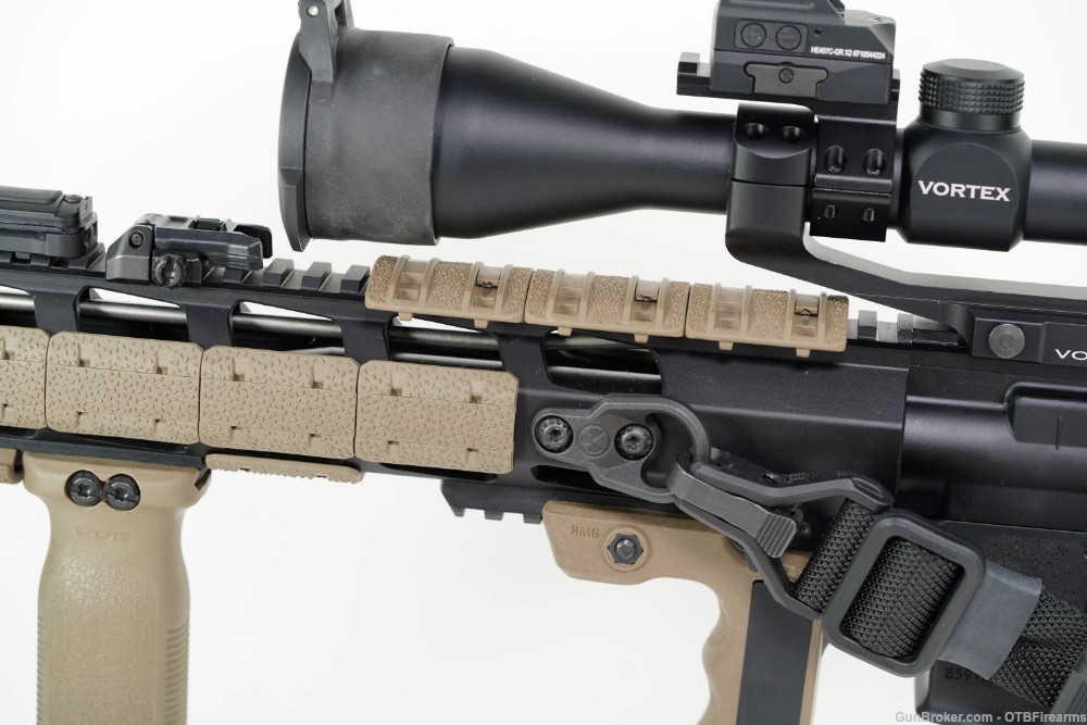 Ruger AR-556 5.56mm NATO w/ Vortex Scope, Holosun Red Dot, and More-img-10