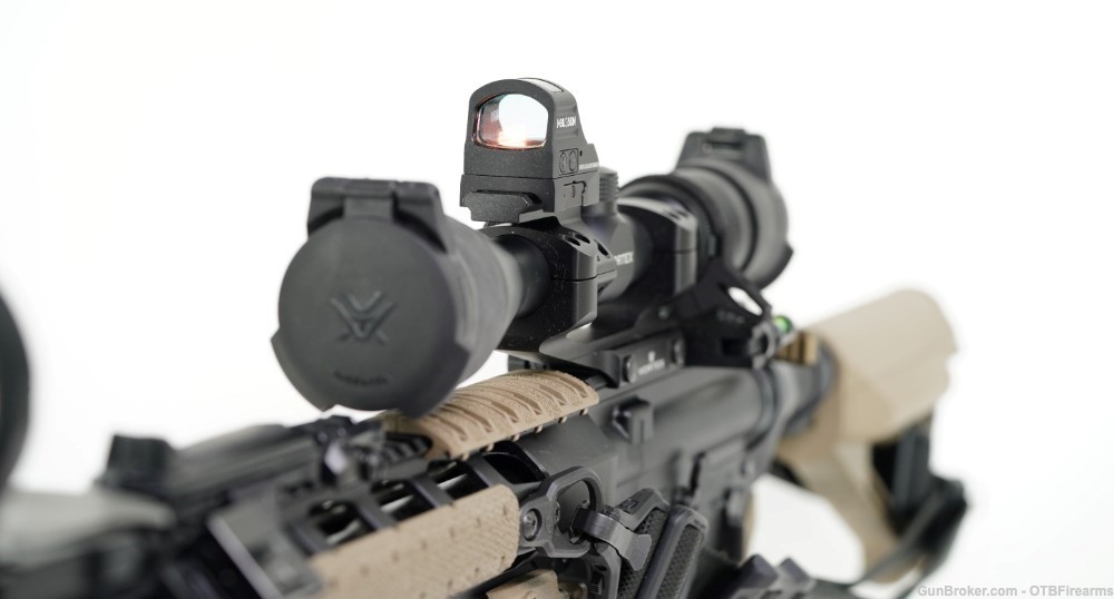 Ruger AR-556 5.56mm NATO w/ Vortex Scope, Holosun Red Dot, and More-img-14